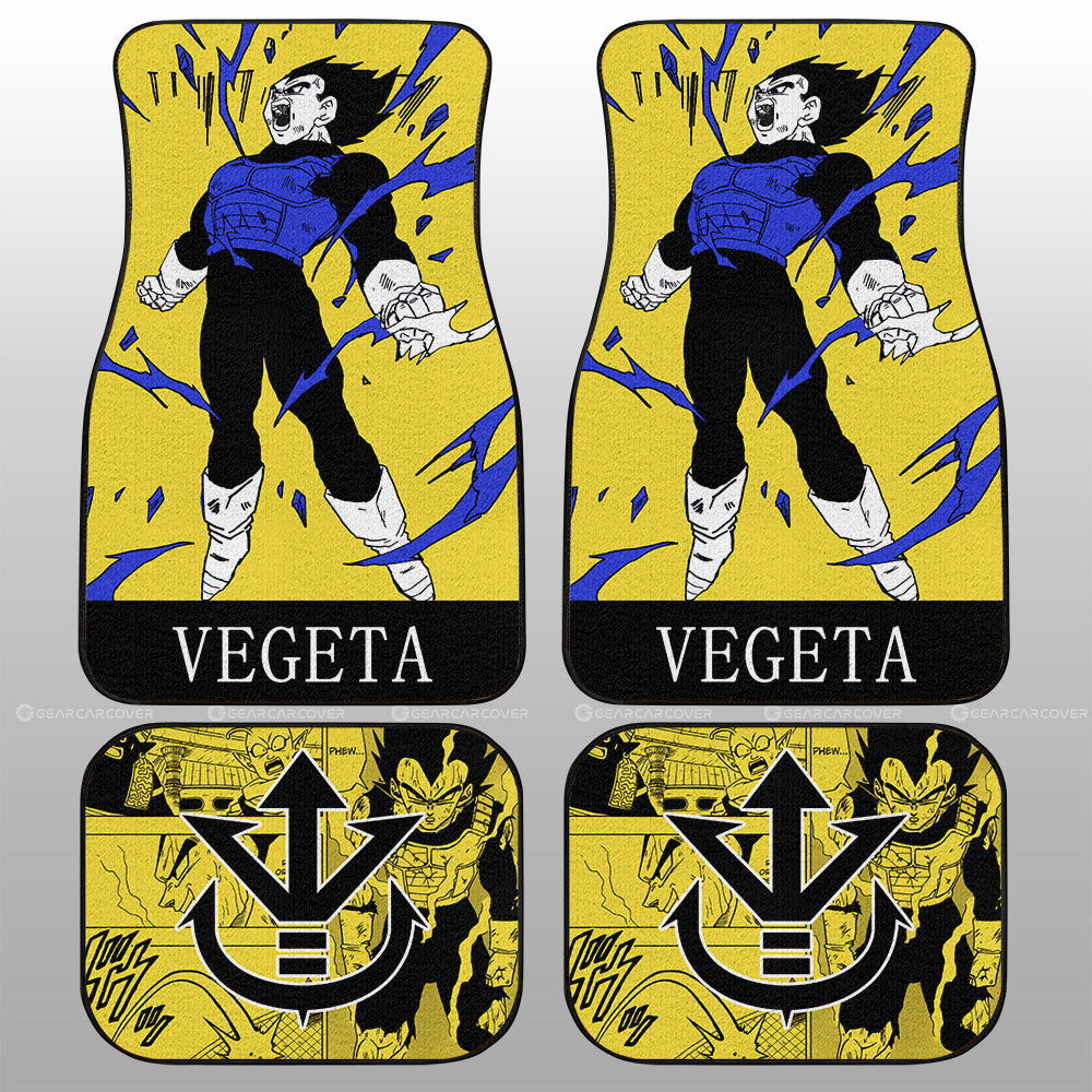 Dragon Ball Car Mats Vegeta Car Floor Mats Dragon Ball Anime Manga Color Style Car Floor Mats