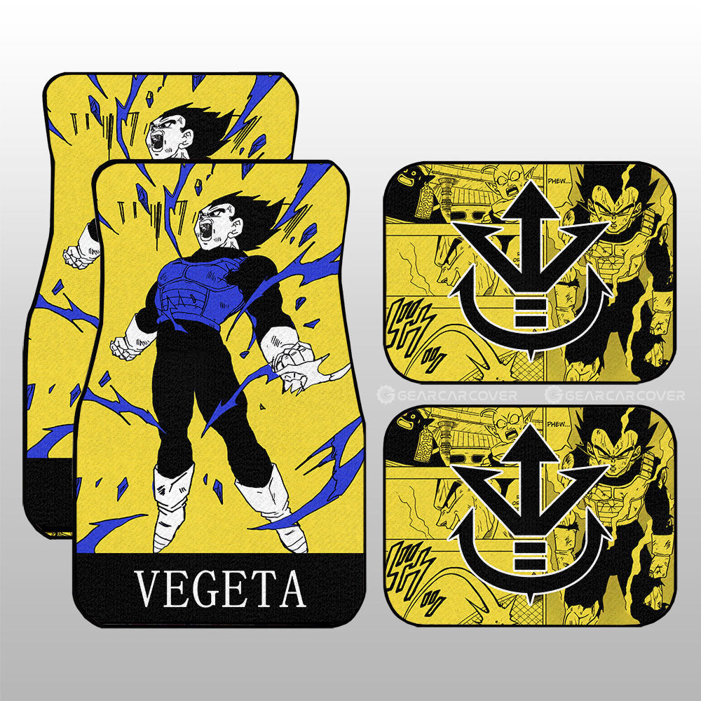 Dragon Ball Car Mats Vegeta Car Floor Mats Dragon Ball Anime Manga Color Style Car Floor Mats