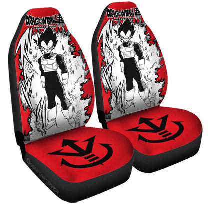 Dragon Ball Car Seat Covers Dragon Ball Vegeta Graphic And Symbol Seat Covers Red White