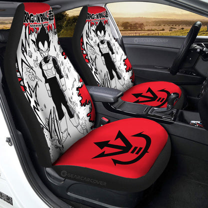 Dragon Ball Car Seat Covers Dragon Ball Vegeta Graphic And Symbol Seat Covers Red White