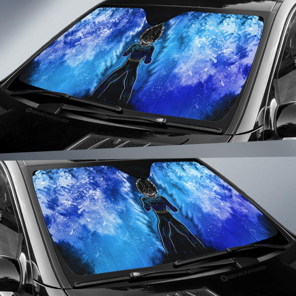 Vegeta Car Sunshade Custom Anime Car Accessories