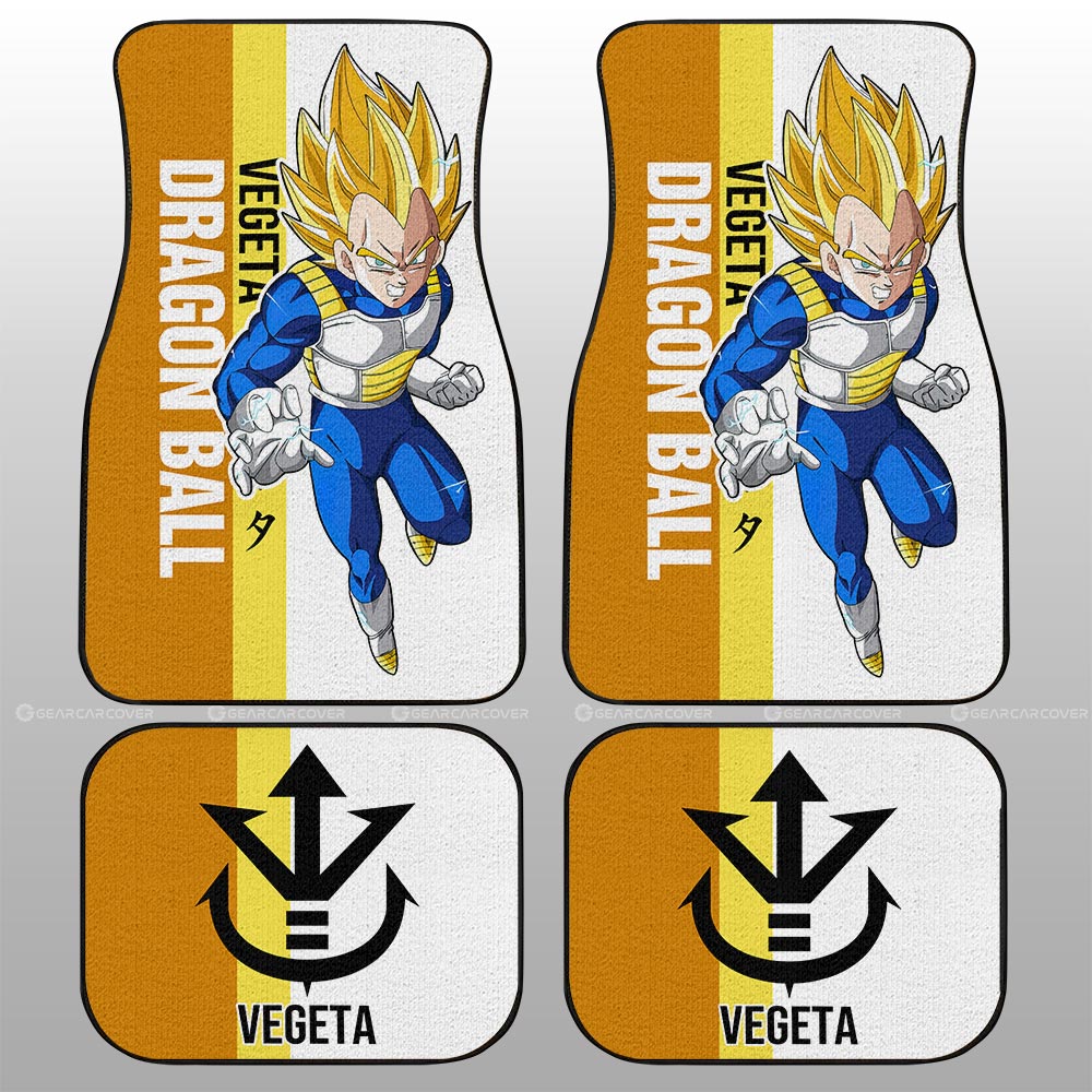 Dragon Ball Car Mats Vegeta SSJ Car Floor Mats Car For Fans Car Floor Mats