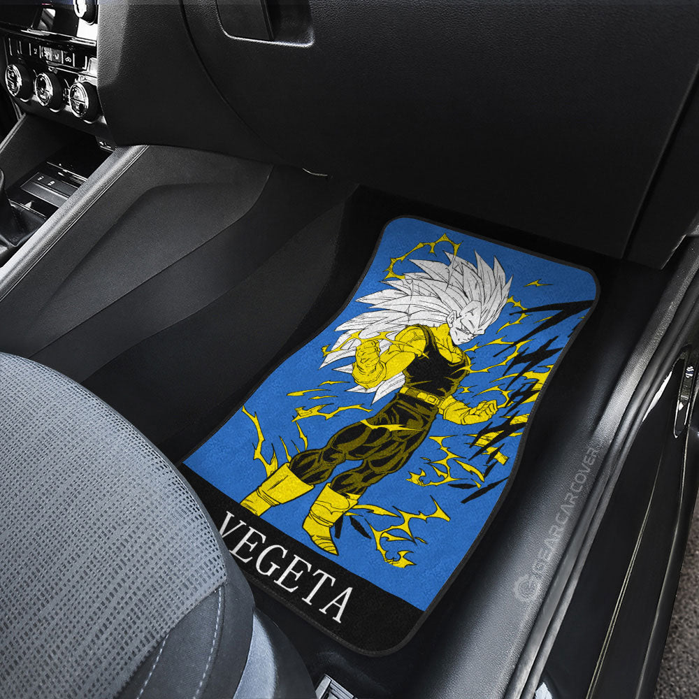 Dragon Ball Car Mats Vegeta SSJ Car Floor Mats Dragon Ball Anime Manga Color Style Car Floor Mats