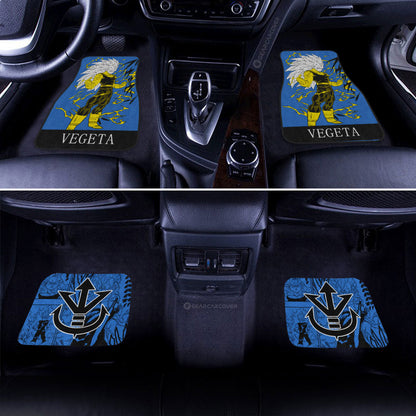 Dragon Ball Car Mats Vegeta SSJ Car Floor Mats Manga Color Style Car Floor Mats