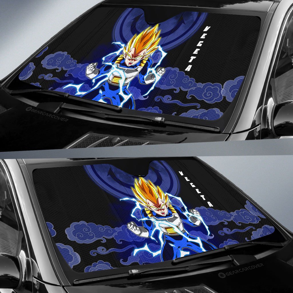 Vegeta SSJ Car Sunshade Custom Car Accessories