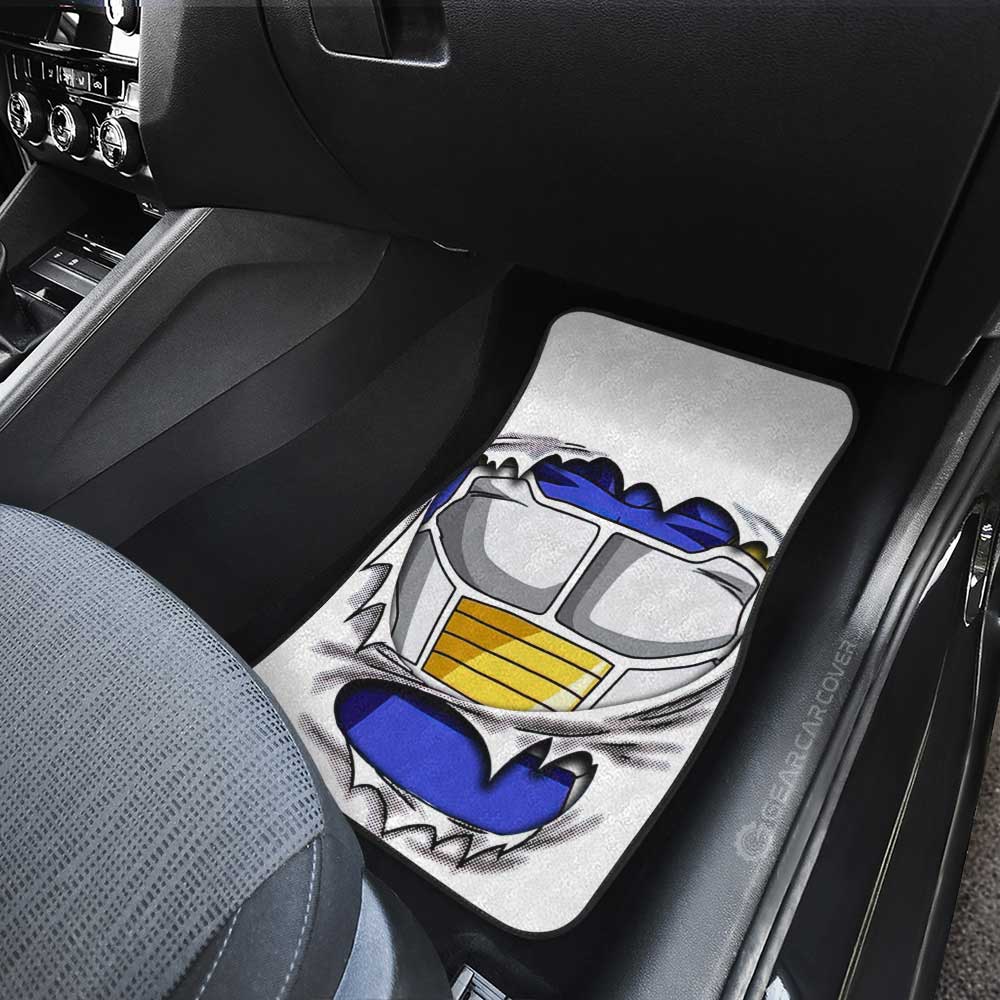 Dragon Ball Car Mats Vegeta Uniform Car Floor Mats Demon Slayer Car Floor Mats