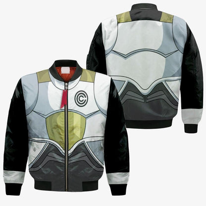 Dragon Ball Bomber Jacket Vegeta Battle Armor Costume Bomber Black White Unisex