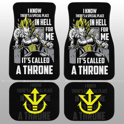 Dragon Ball Car Mats Vegeta's Throne Essential Car Floor Mats Gift For Dragon Ball Anime Fans Car Floor Mats