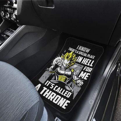 Dragon Ball Car Mats Vegeta's Throne Essential Car Floor Mats Gift For Dragon Ball Anime Fans Car Floor Mats