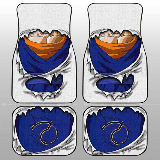 Dragon Ball Car Mats Vegito Uniform Car Floor Mats Demon Slayer Car Floor Mats