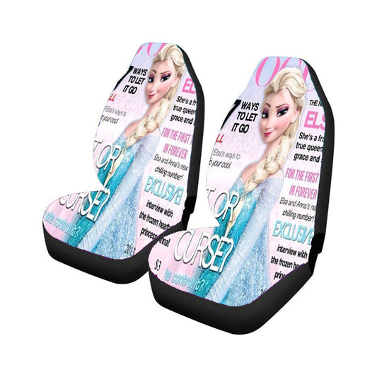 Frozen Car Seat Covers Frozen Elsa On Megazine First Page Seat Covers Colorful