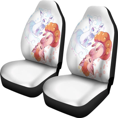 PKM Car Seat Covers PKM Evolution From Eeevee Seat Covers White Orange