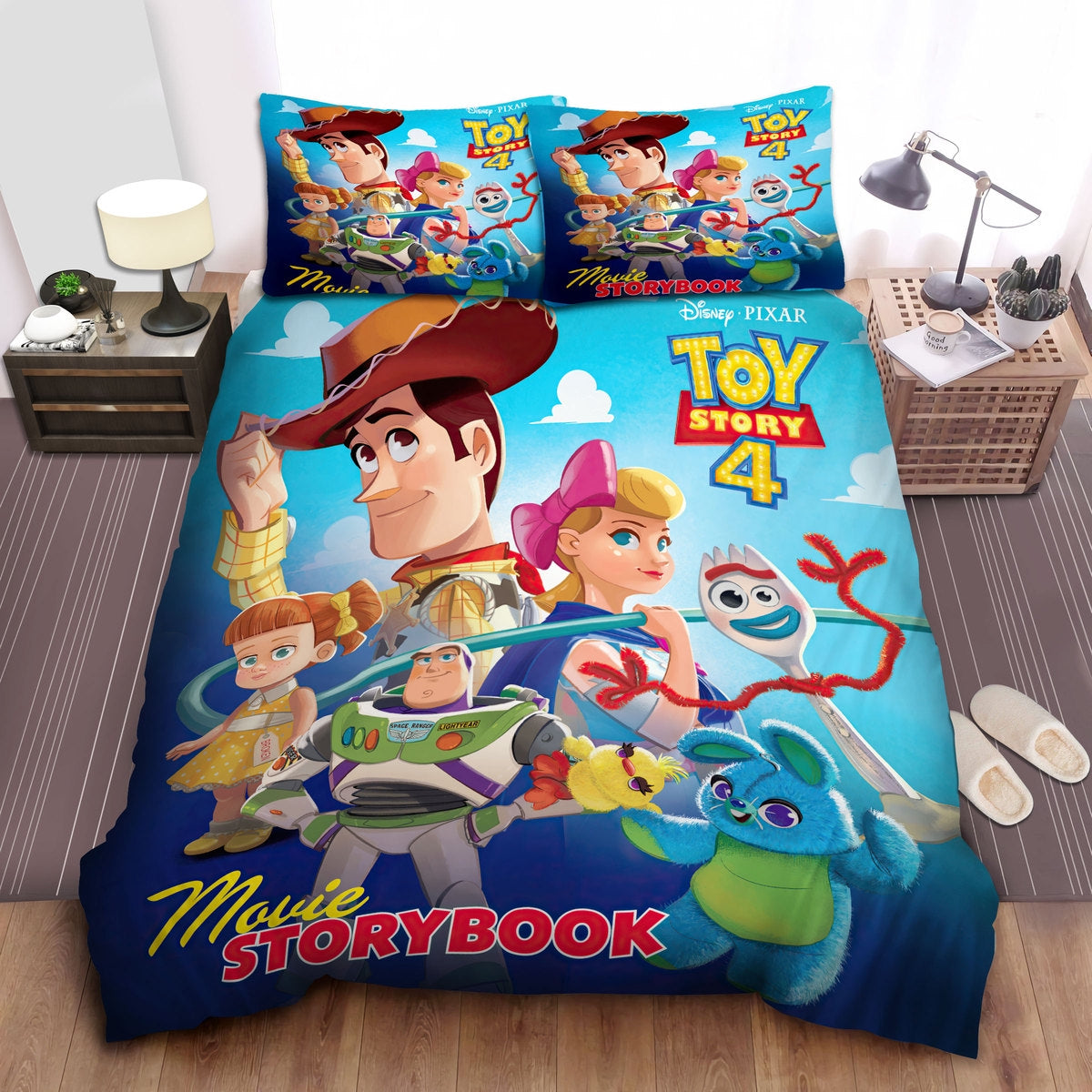 Toy Story Bedding Set DN Toy Story 4 Movie Storybook Duvet Covers Colorful Unique Gift