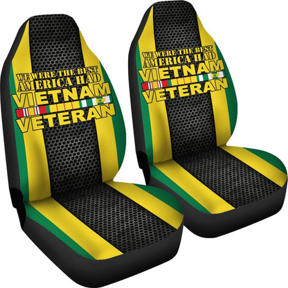 Veteran Car Seat Covers We Were The Best American Had Vietnam Veteran Seat Covers Black Yellow