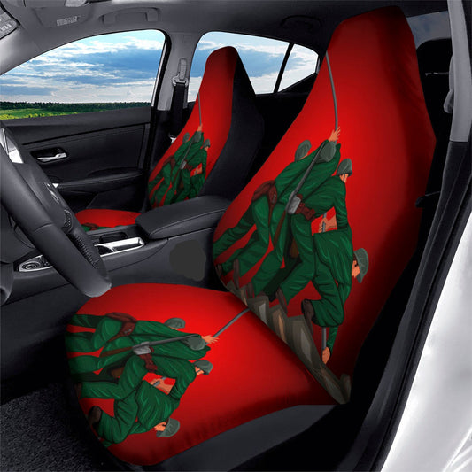 Veteran Car Seat Covers Solider Fight For Thier Flag Seat Covers Red