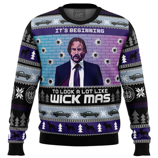 Wick-Mas John Wick Ugly Christmas Sweater