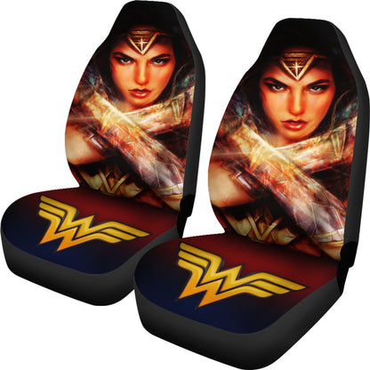 Wonder Woman Car Seat Covers Wonder Woman Graphic And Symbol Seat Covers Colorful