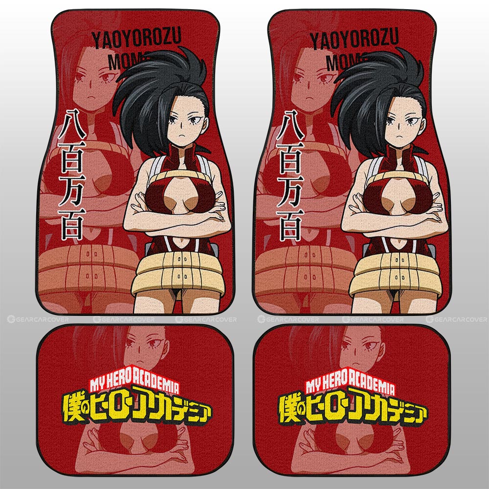 My Hero Academia Car Mats Yaoyorozu Momo Car Floor Mats