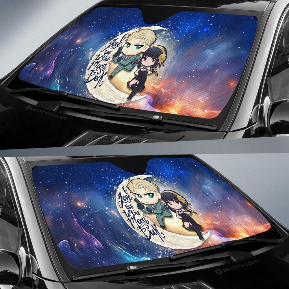 Yor And Loid Forger Car Sunshade Custom Car Accessories