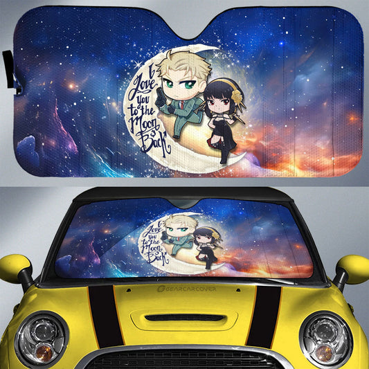 Yor And Loid Forger Car Sunshade Custom Car Accessories