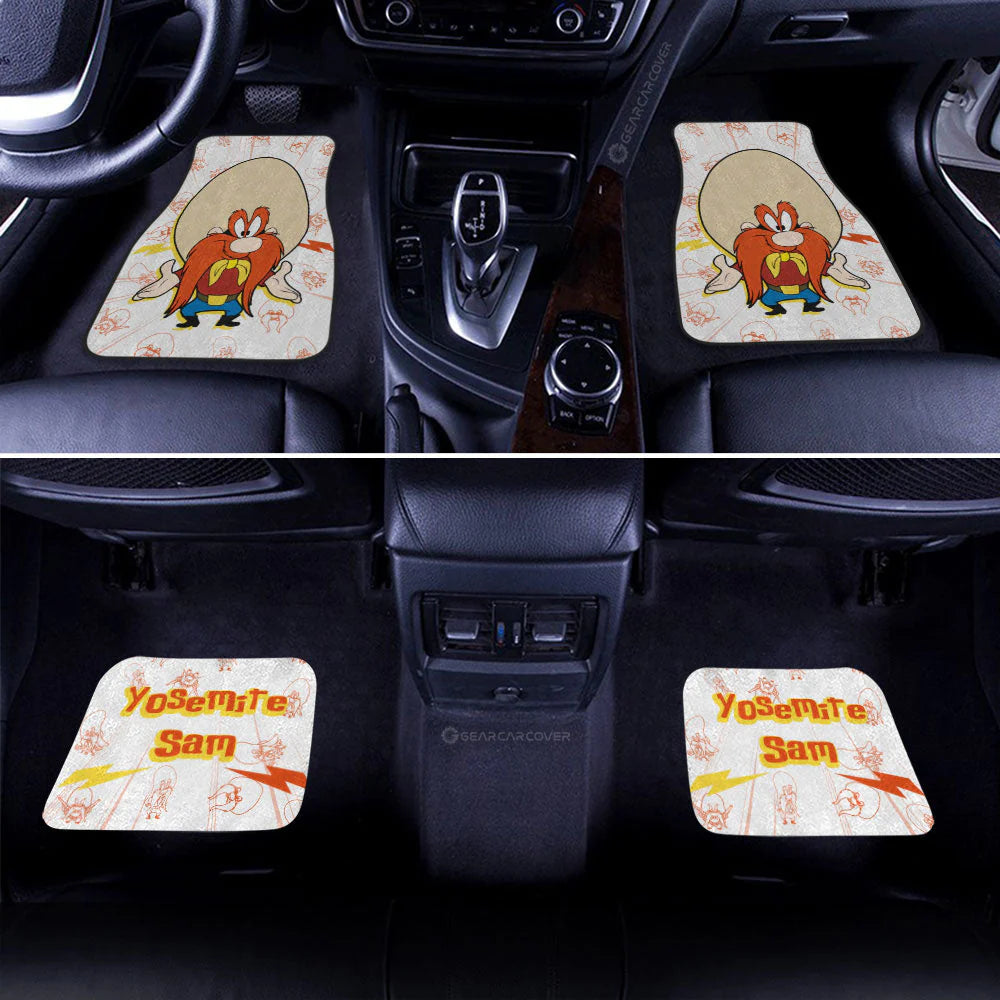 Looney Tunes Car Floor Mats Looney Tunes Yosemite Sam Character Pattern Car Mats