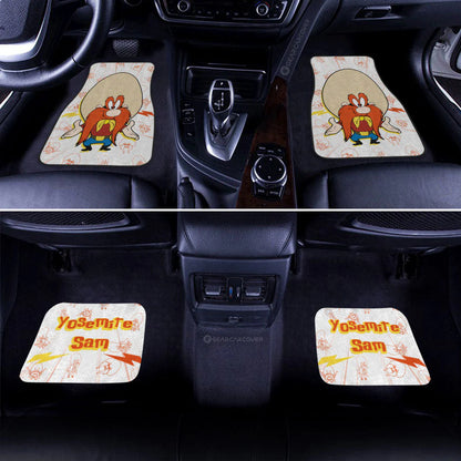 Looney Tunes Car Floor Mats Looney Tunes Yosemite Sam Character Pattern Car Mats
