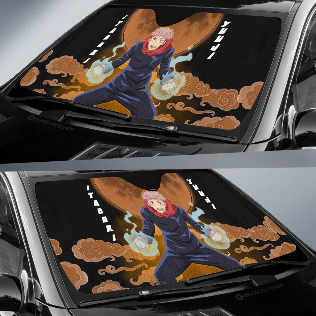 Yuji Itadori Car Sunshade Custom Car Accessories