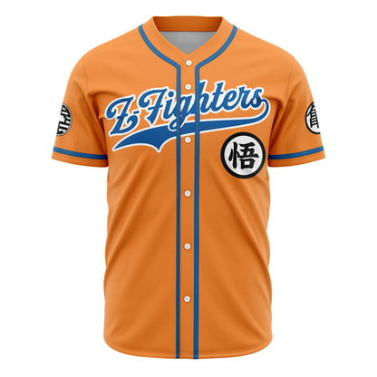 Dragon Ball Baseball Jersey Z-Fighters Goku Dragon Ball Jersey Shirt Orange Unisex Adult New Release