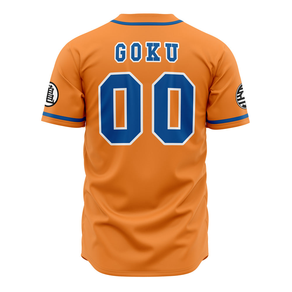 Dragon Ball Baseball Jersey Z-Fighters Goku Dragon Ball Jersey Shirt Orange Unisex Adult New Release