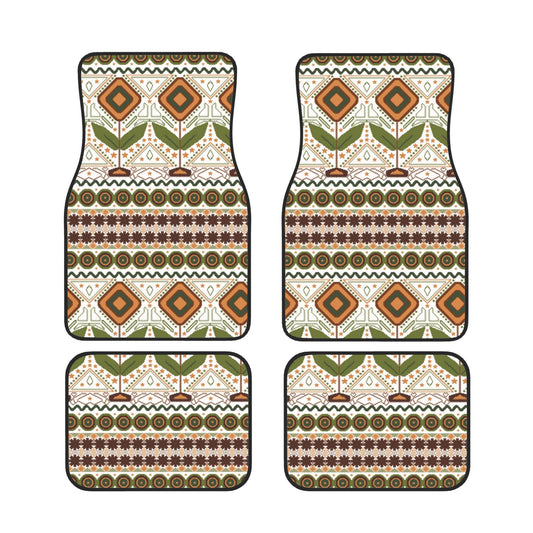 Native American Car Mats Indian Floral Tribal Native American Car Floor Mats Colorful