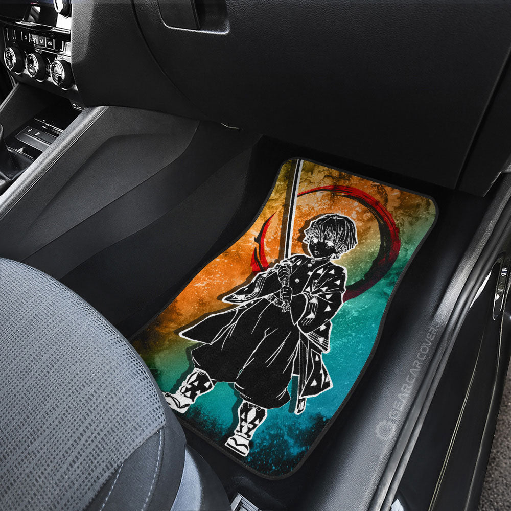 Demon Slayer Car Mats Zenitsu Agatsuma Car Floor Mats Demon Slayer Car Floor Mats