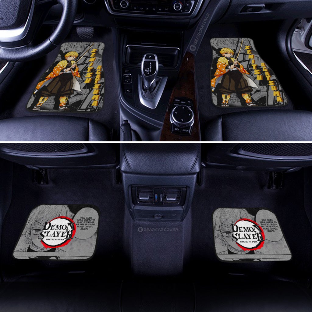 Demon Slayer Car Mats Zenitsu Agatsuma Car Floor Mats Mix Mangas Floor Mats