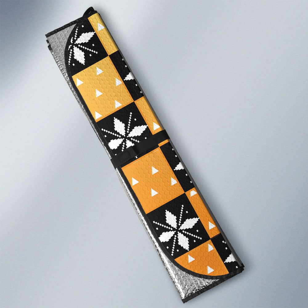 Zenitsu Agatsuma Car Sunshade Custom Anime Car Accessories