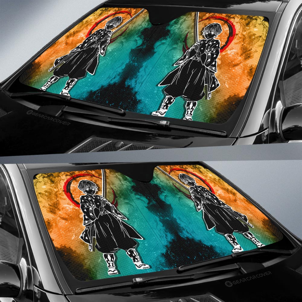 Zenitsu Agatsuma Car Sunshade Custom Car Accessories