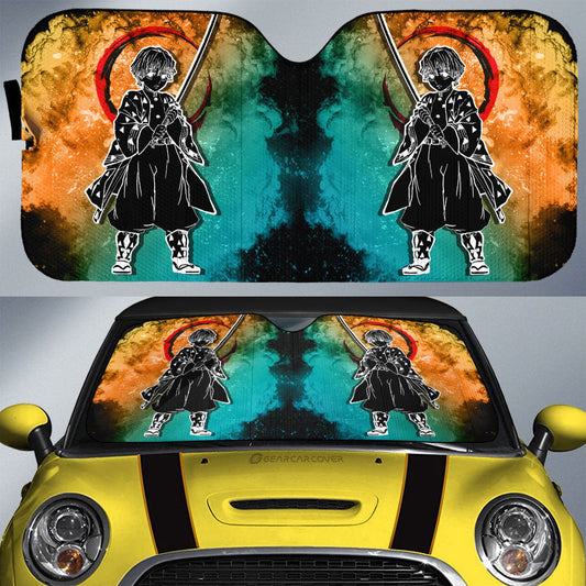 Zenitsu Agatsuma Car Sunshade Custom Car Accessories