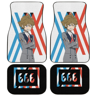 Darling In The Franxx Car Mats Darling In The Franxx Zorome Code 666 Car Floor Mats Colorful