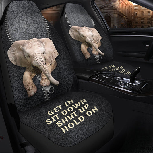 Get In Sit Down Baby Elephant Car Seat Covers