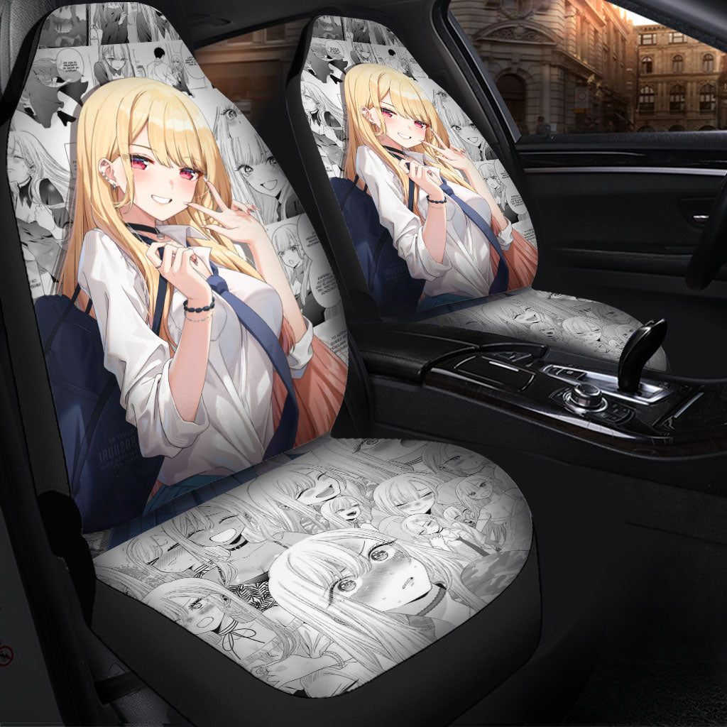 My Dress Up Darling Marin Waifu Anime Girl Car Seat Cover