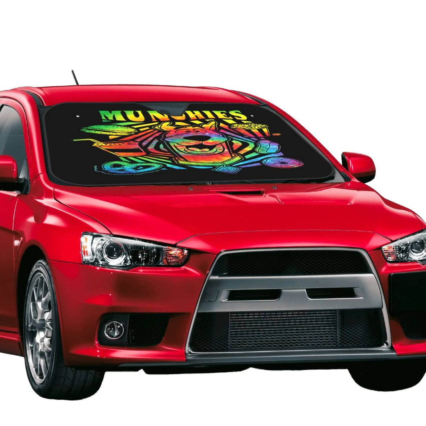 Scooby Doo Car Sun Shade Scooby Doo And Food Munchies Winshield Sun Shade Colorful