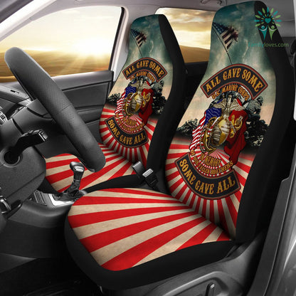 Veteran Car Seat Covers All Gave Some Some Gave All Seat Covers Red