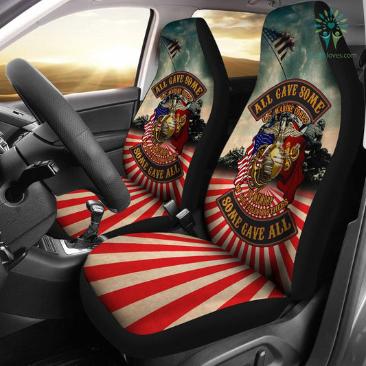 Veteran Car Seat Covers All Gave Some Some Gave All Seat Covers Red