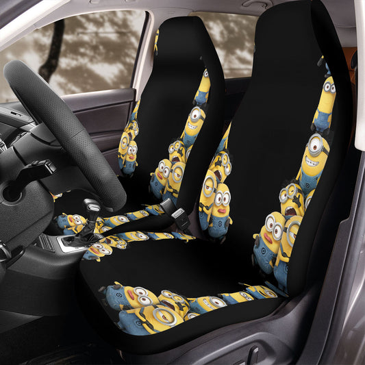 Minions Car Seat Covers Despicable Me Chacracter Minions Seat Covers Black