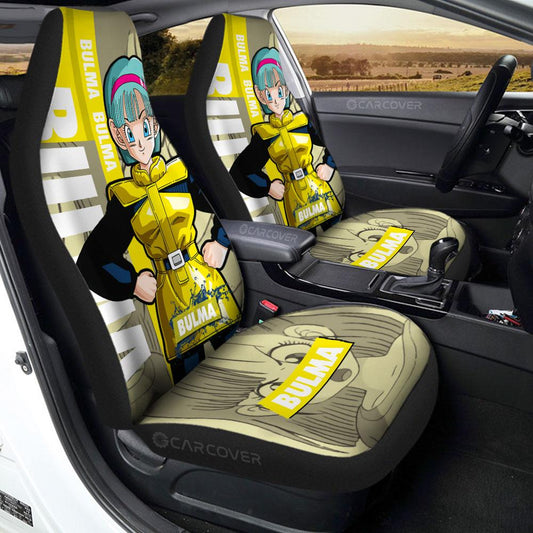 Dragon Ball Car Seat Covers Dragon Ball Bulma Character Seat Covers Yellow