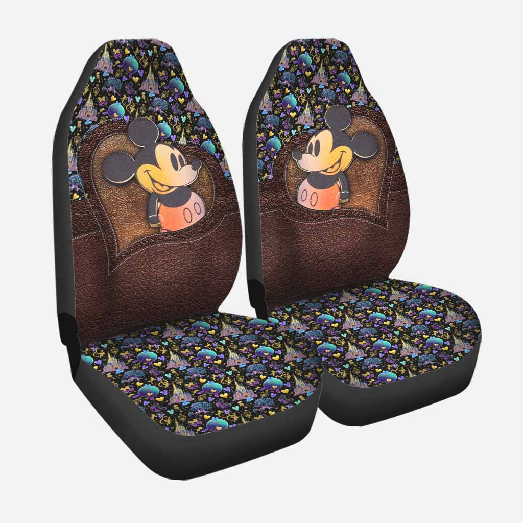 MM Car Seat Covers MM Magic Love 50 Years Seat Covers Brown