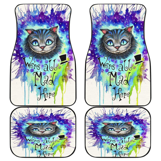 Alice In Wonderland Car Mats Cheshire Cat Alice In The Wonderland Car Floor Mats Colorful