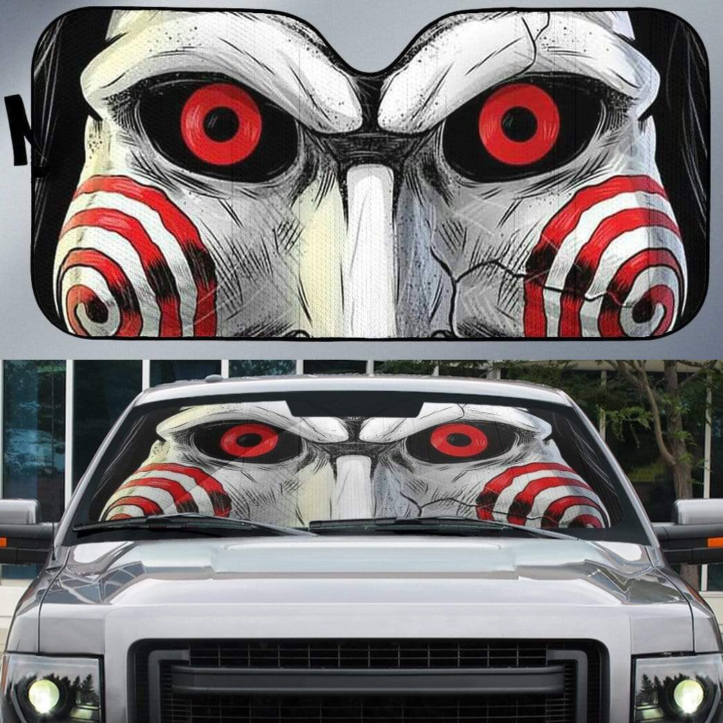 Gearhumans Custom Car Auto Sunshade Billy the Puppet