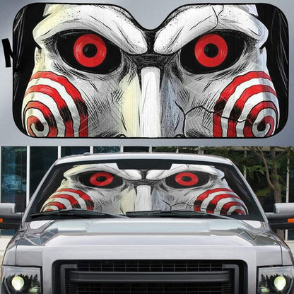 Gearhumans Custom Car Auto Sunshade Billy the Puppet