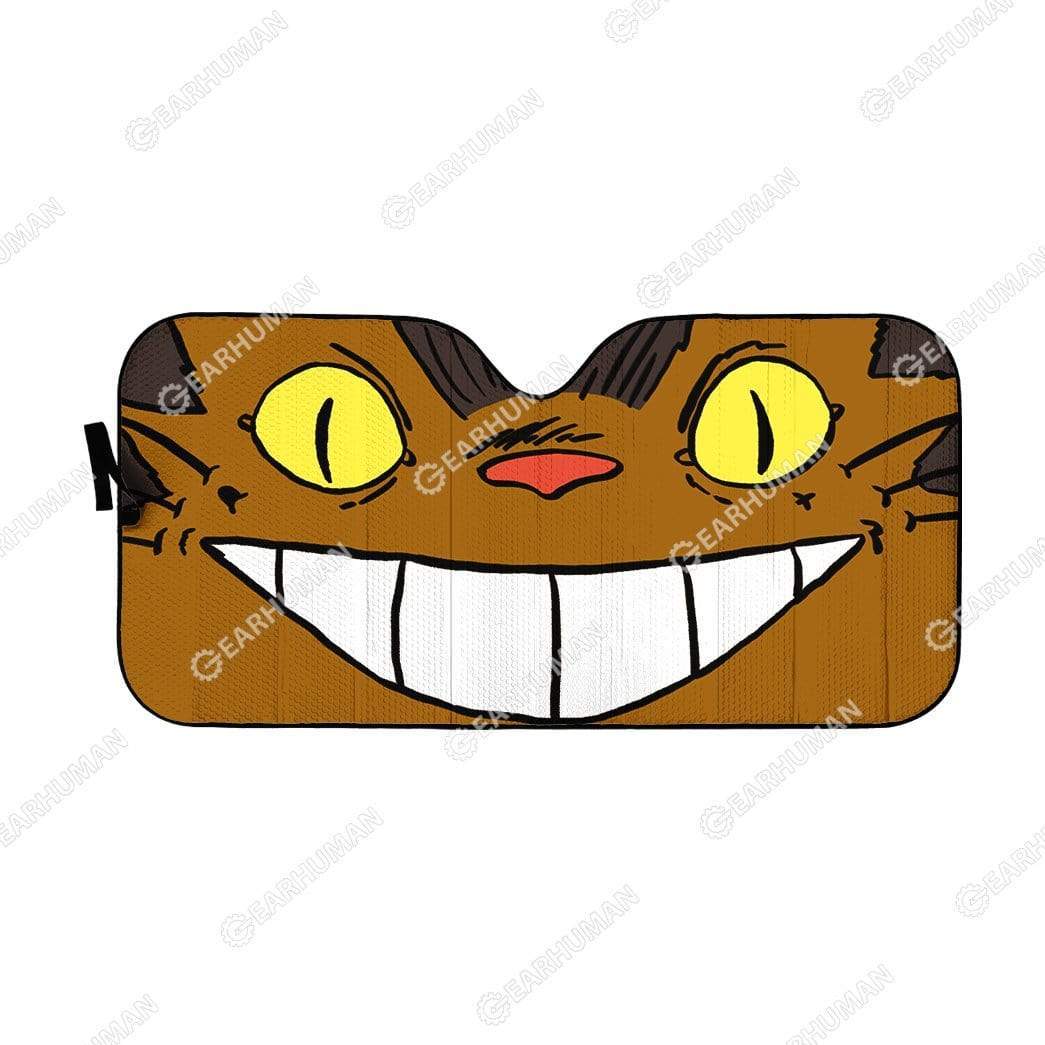 Gearhumans Custom Car Auto Sunshade Catbus