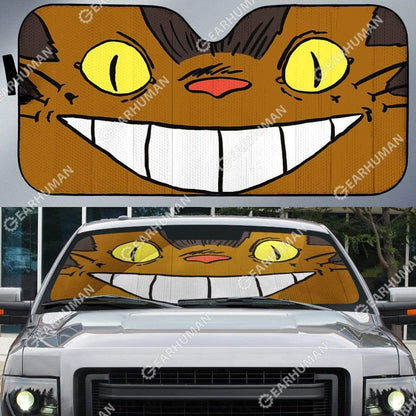 Gearhumans Custom Car Auto Sunshade Catbus
