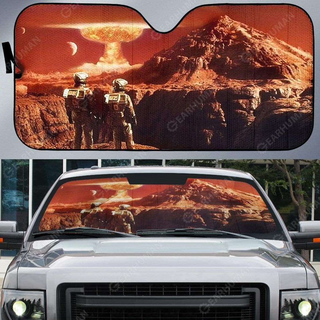 Gearhumans Custom Car Auto Sunshade Mars